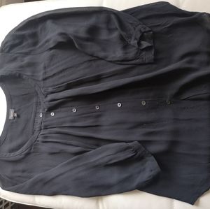 Silk babaton blouse